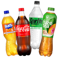 Coca-Cola, Fuze Tea, Fanta of Sprite